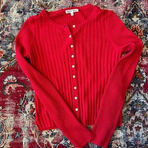 Alex Mill Kristin Ribbed Cardigan